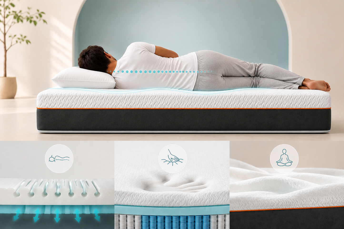 PUREGEL LUXE ORTHOPAEDIC MATRESS