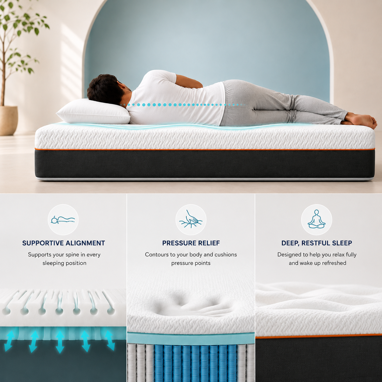 PUREGEL LUXE ORTHOPAEDIC MATTRESS